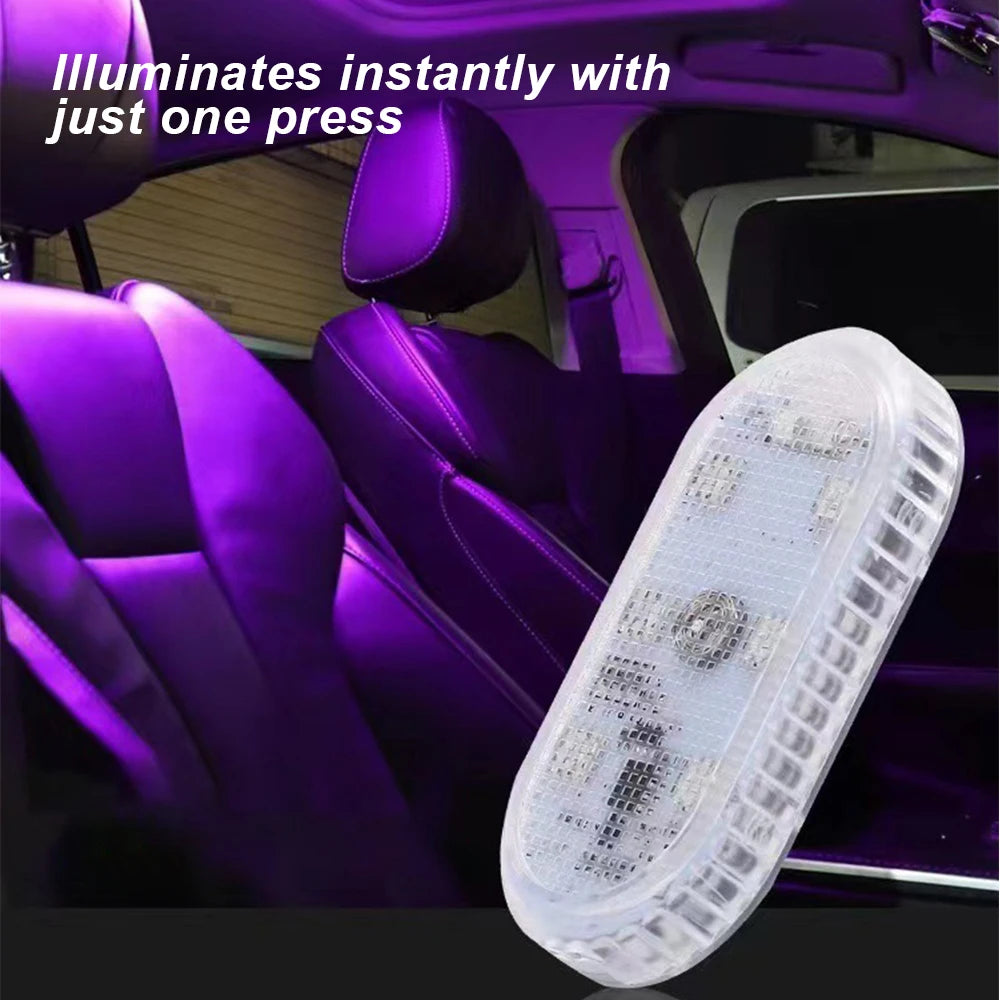 Illuminate Your Ride: Multi-Color Wireless LED Touch Light for Car Interior